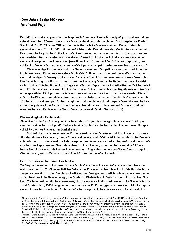 1000 Jahre Basler Münster – Seite 2