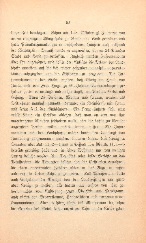 Die Basler Separatisten im achtzehnten Jahrhundert – Seite 2
