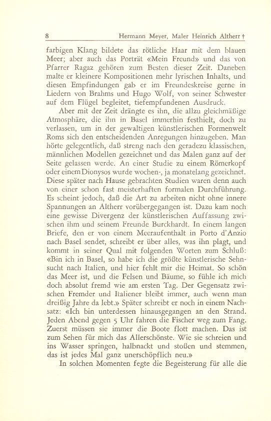 Maler Heinrich Altherr † – Seite 2