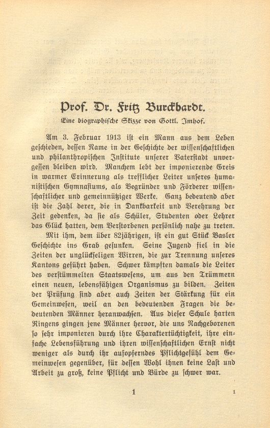 Prof. Dr. Fritz Burckhardt – Seite 1