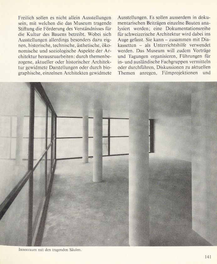 Neue kulturelle Institution: das Architekturmuseum – Seite 3