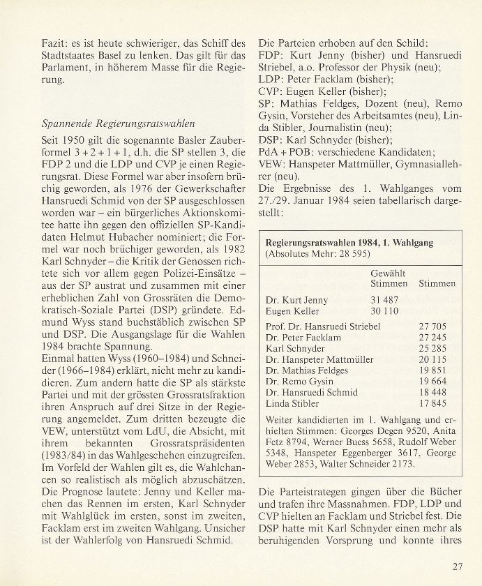 Grossrats- und Regierungsratswahlen 1984 – Seite 3