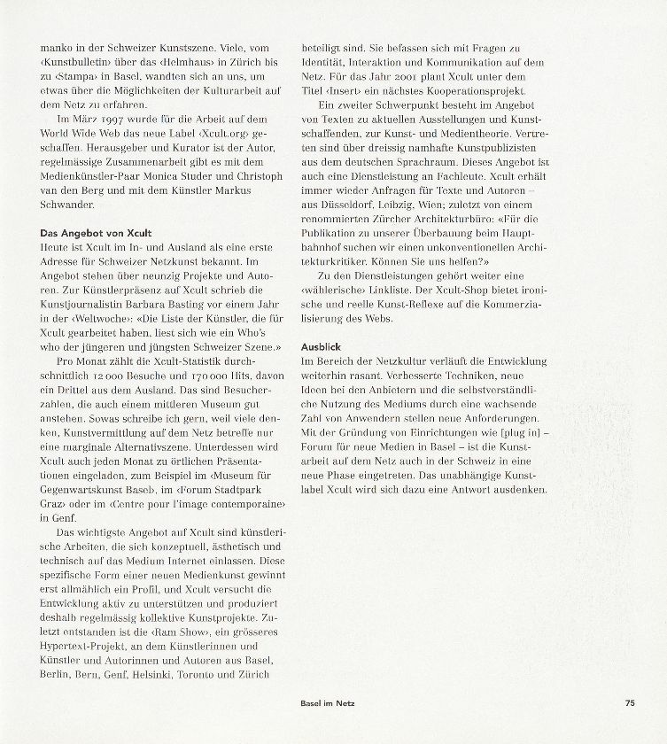 Basel im Netz – Ins Netz gegangen.. – Seite 3
