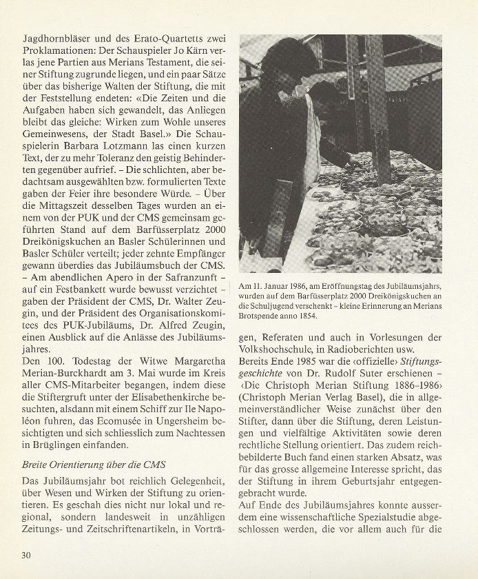 Das Jubiläumsjahr der Christoph Merian Stiftung – Seite 2