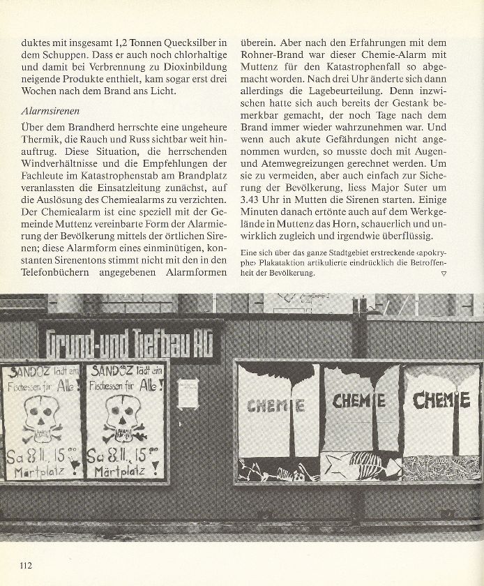 Brandkatastrophe und Chemiealarm am 1. November 1986 – Seite 3