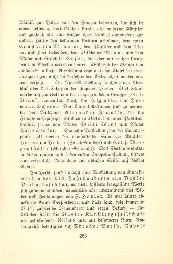 Das künstlerische Leben in Basel vom 1. Oktober 1924 bis 30. September 1925 – Seite 2