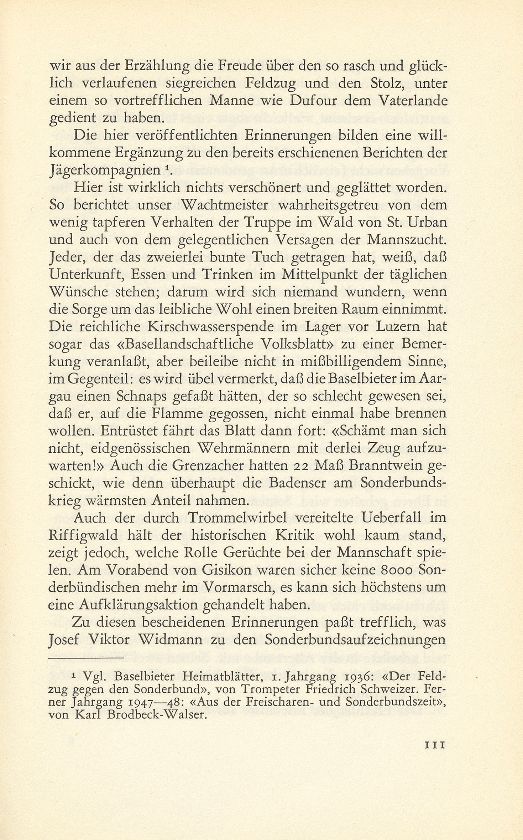 Erlebnisse eines Baselbieter Wachtmeisters im Sonderbundskrieg [Jakob Strub] – Seite 3