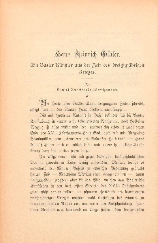 Hans Heinrich Glaser – Seite 1