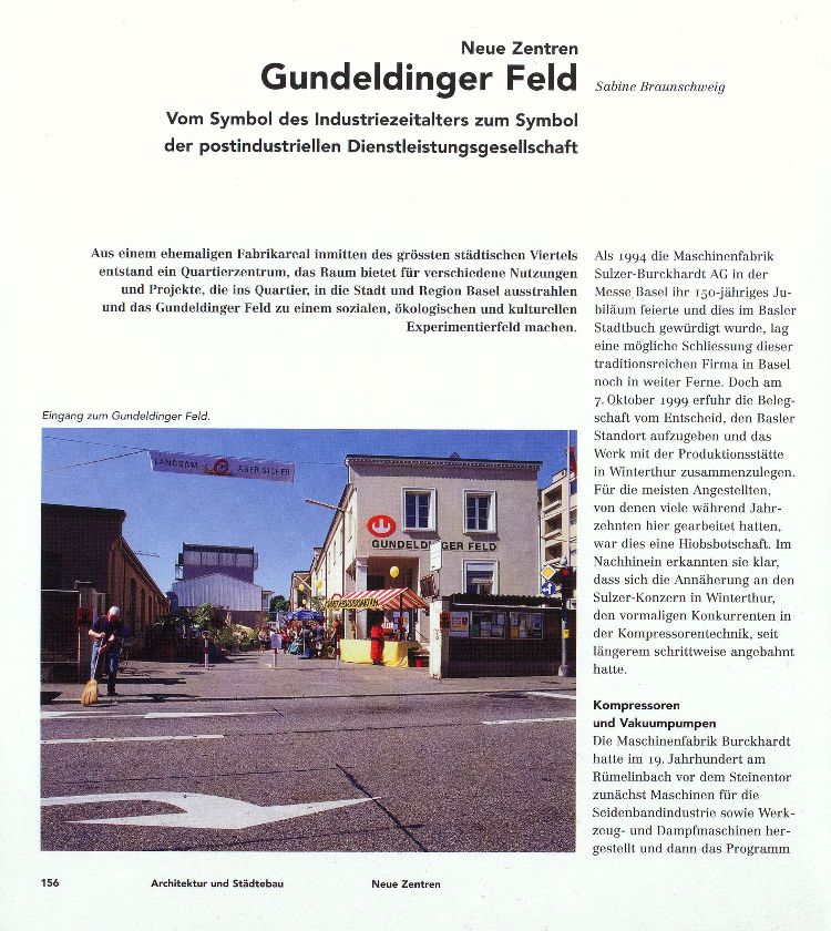 Gundeldinger Feld – Seite 1