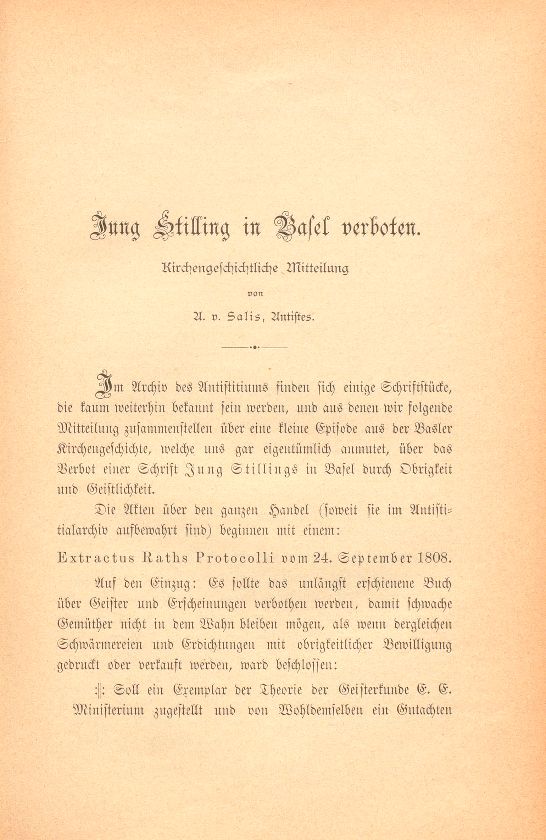 Jung Stilling in Basel verboten – Seite 1