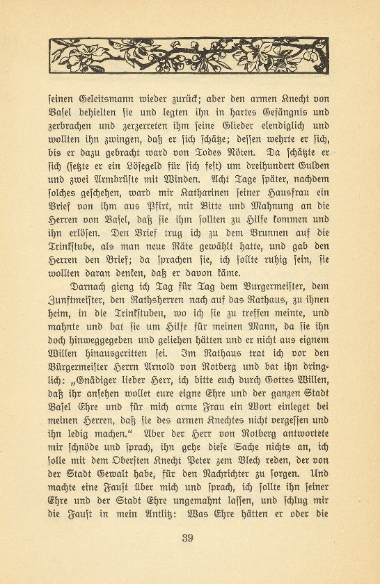 Die Geschichte vom Basler Nachrichter Hans und seinem Weibe 1445 – Seite 3