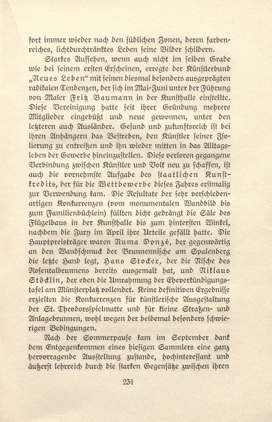 Das künstlerische Leben in Basel vom 1. November 1919 bis 31. Oktober 1920 – Seite 3