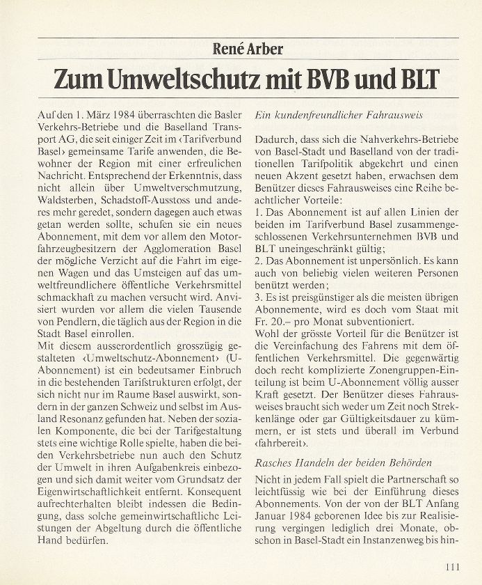 Zum Umweltschutz mit BVB und BLT – Seite 1