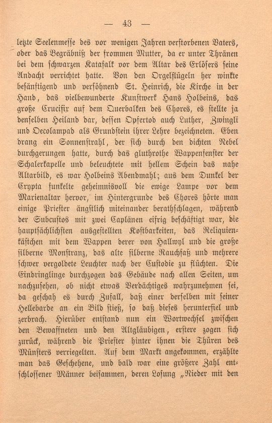Eine Charwoche im alten Basler Münster – Seite 3