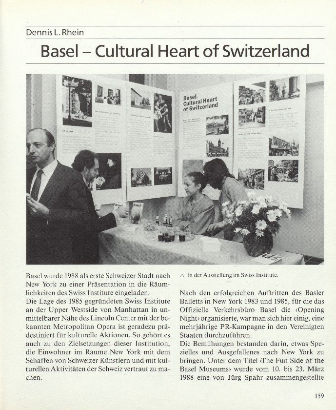 Basel – Cultural Heart of Switzerland – Seite 1