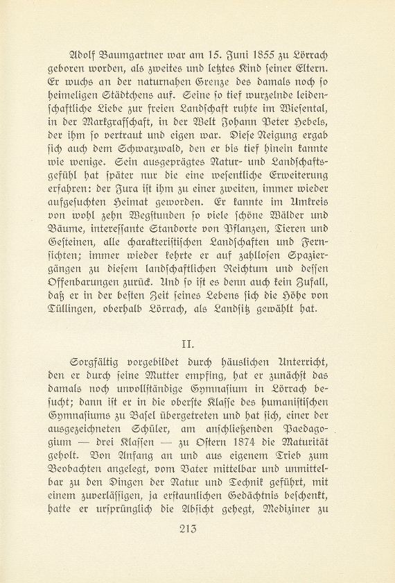Adolf Baumgartner. 1855-1930 – Seite 3