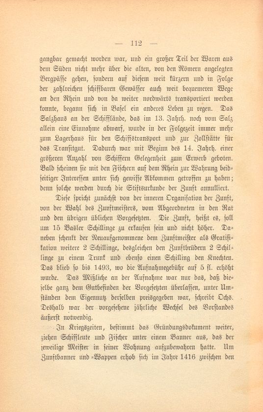 Zur Geschichte der Basler Rheinschiffahrt und der Schiffleutenzunft – Seite 2