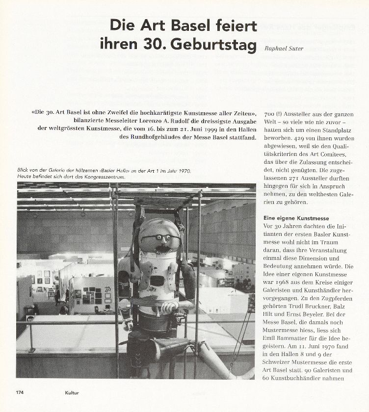 Die Art Basel feiert ihren 30. Geburtstag – Seite 1