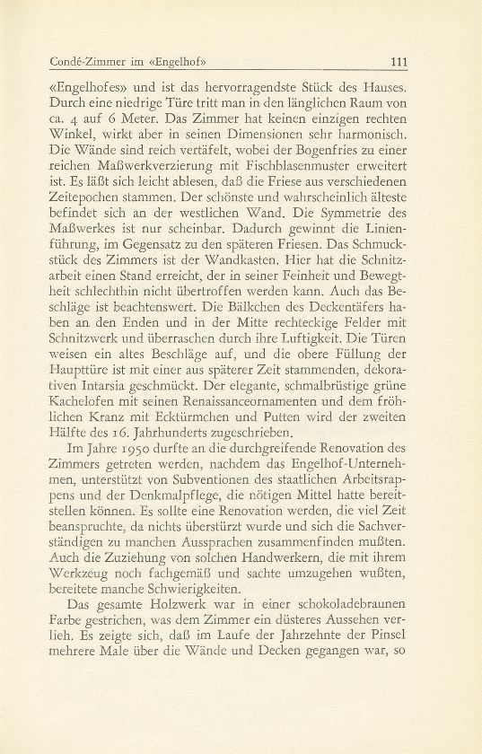Das sogenannte Condézimmer im ‹Engelhof› – Seite 2