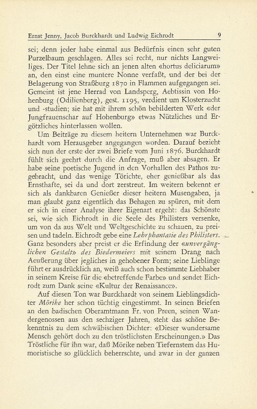Jacob Burckhardt und Ludwig Eichrodt, der Erfinder des Biedermeier – Seite 3