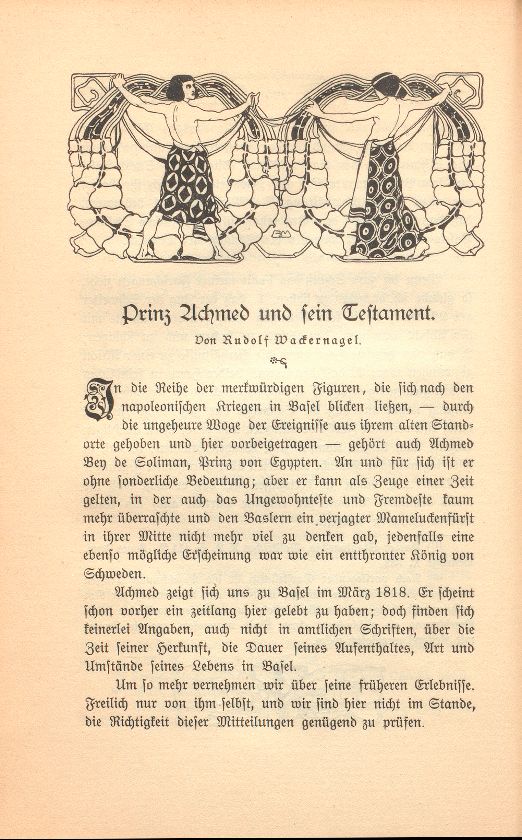 Prinz Achmed und sein Testament – Seite 1