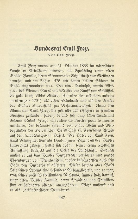 Bundesrat Emil Frey – Seite 1