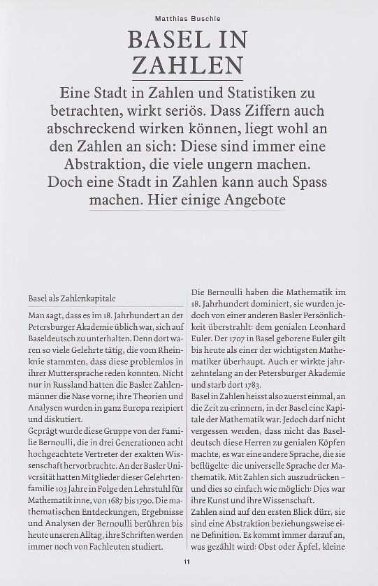 Basel in Zahlen – Seite 1