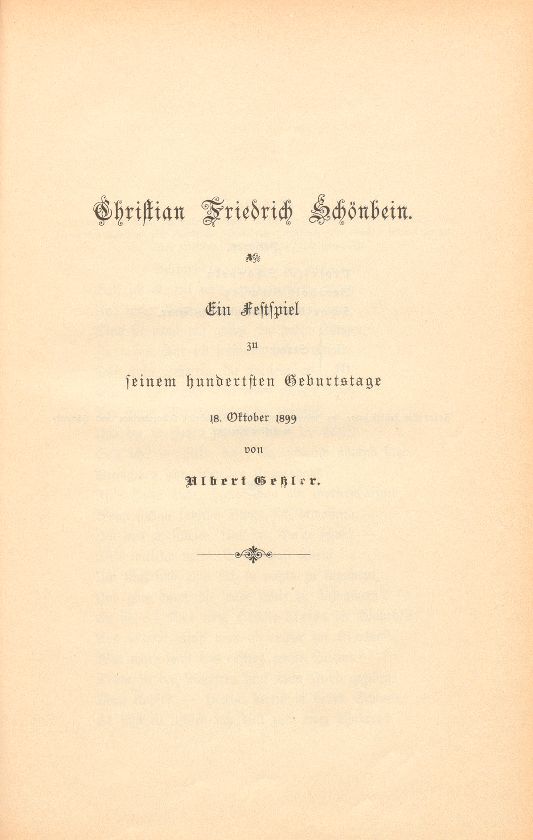 Christian Friedrich Schönbein – Seite 1