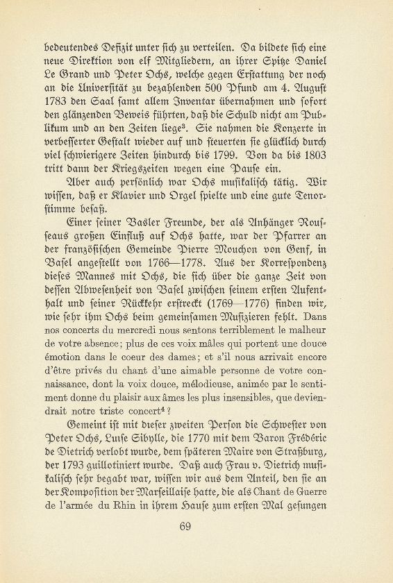 Ein handschriftliches Notenbuch aus dem Nachlass von Peter Ochs – Seite 2