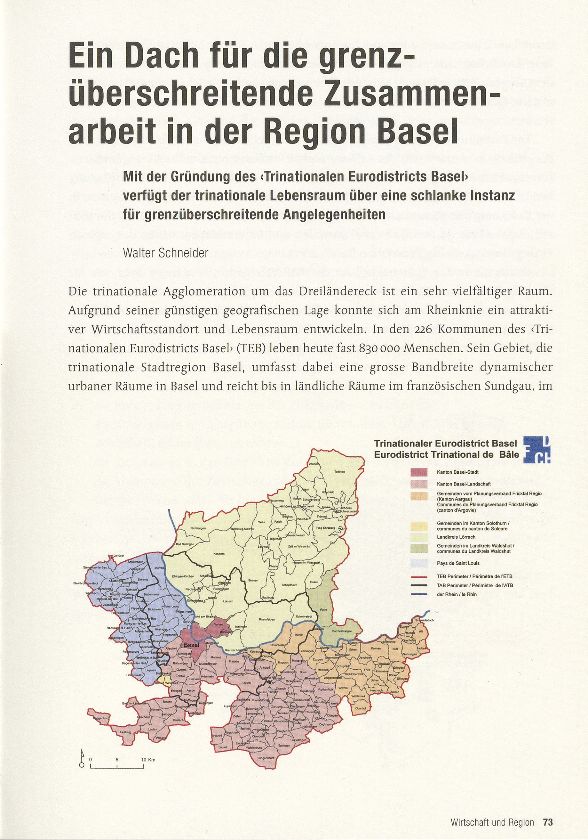 Ein Dach für die grenzüberschreitende Zusammenarbeit in der Region Basel – Seite 1