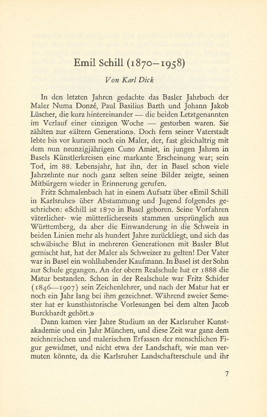 Emil Schill (1870-1958) – Seite 1