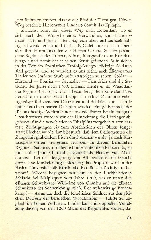 Generalmajor Hieronymus Linder und das Legatum Linderianum – Seite 2
