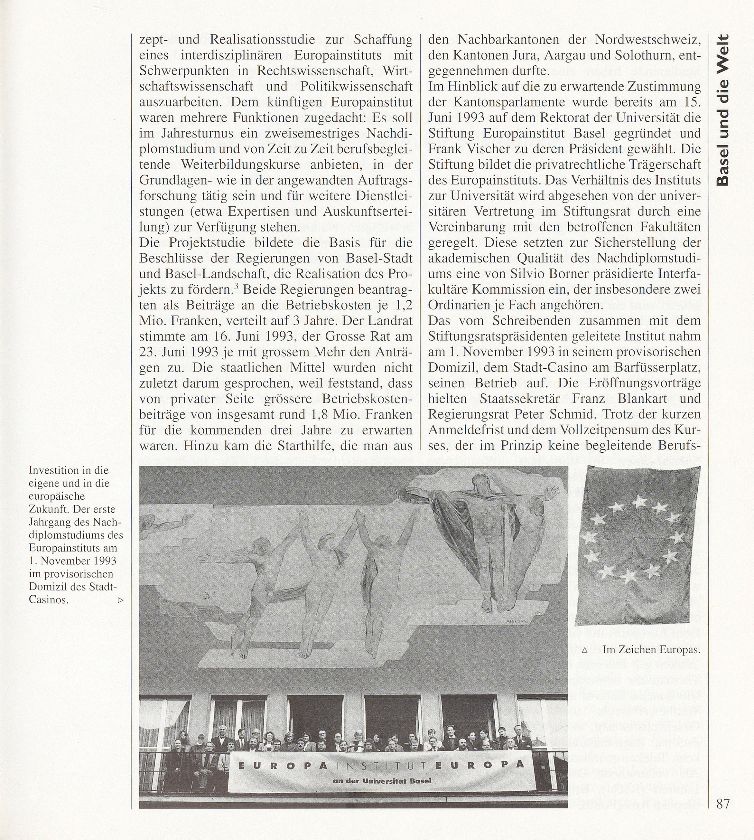 Das Europainstitut an der Universität Basel – Seite 2