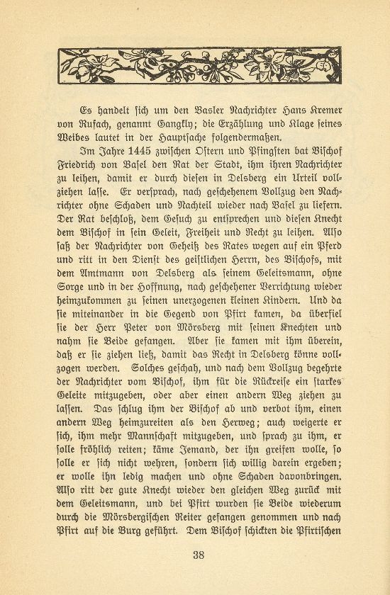Die Geschichte vom Basler Nachrichter Hans und seinem Weibe 1445 – Seite 2