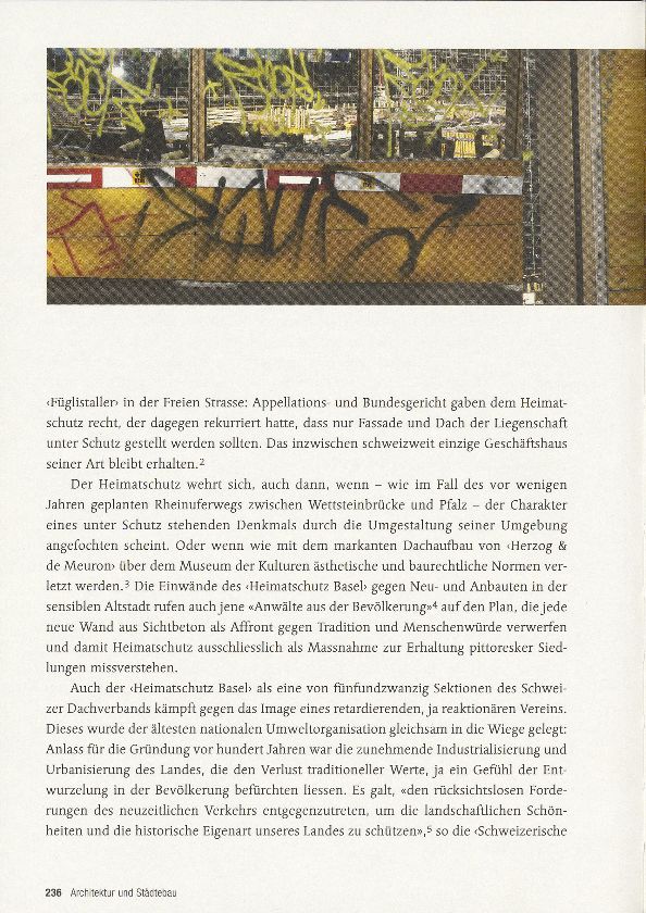 100 Jahre ‹Heimatschutz Basel‹› – Seite 2