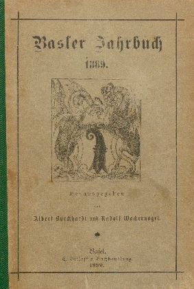 Basler Stadtbuch 1889