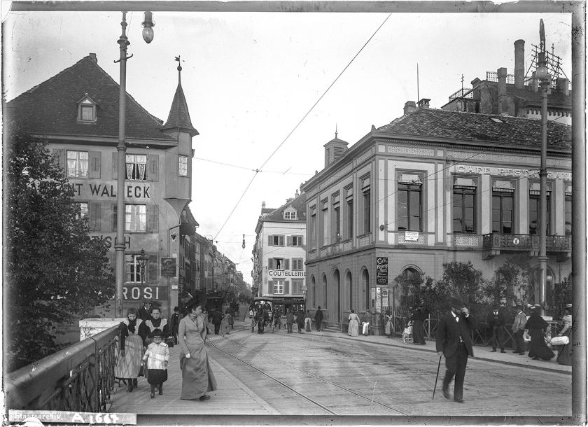 Blick in die Greifengasse, um 1901 – {source?html}