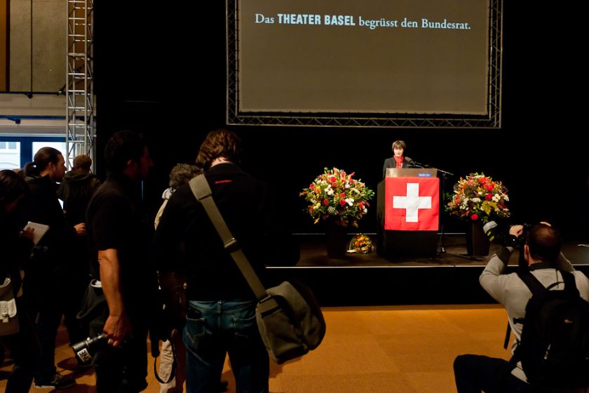 Bundesratsbesuch in Basel (Foto: Kathrin Schulthess)