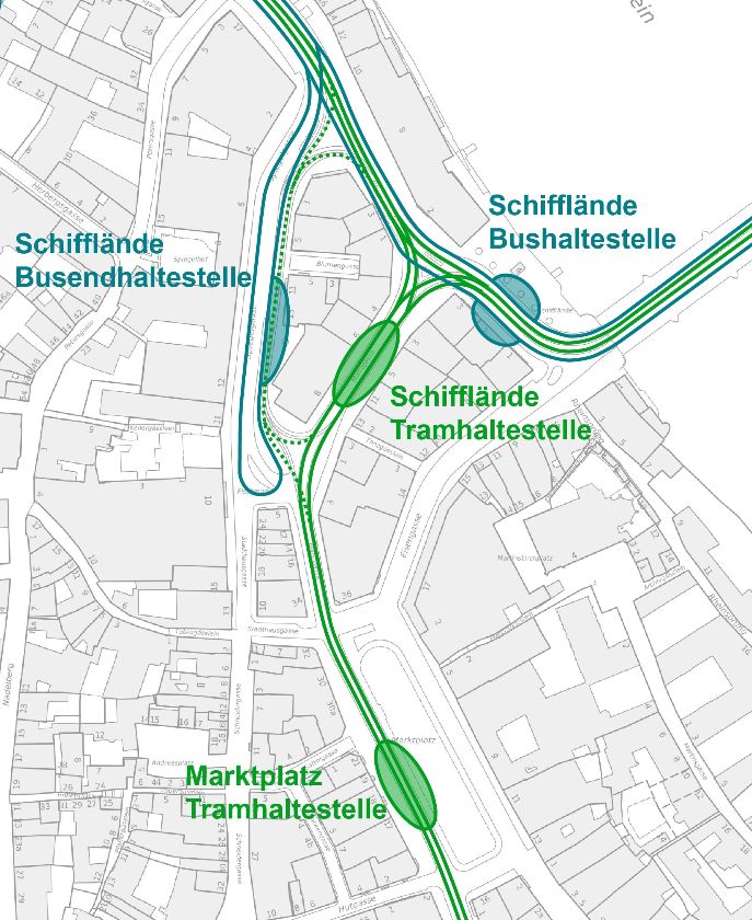 Neuer Haltestellenplan Schifflände/Marktplatz – {source?html}