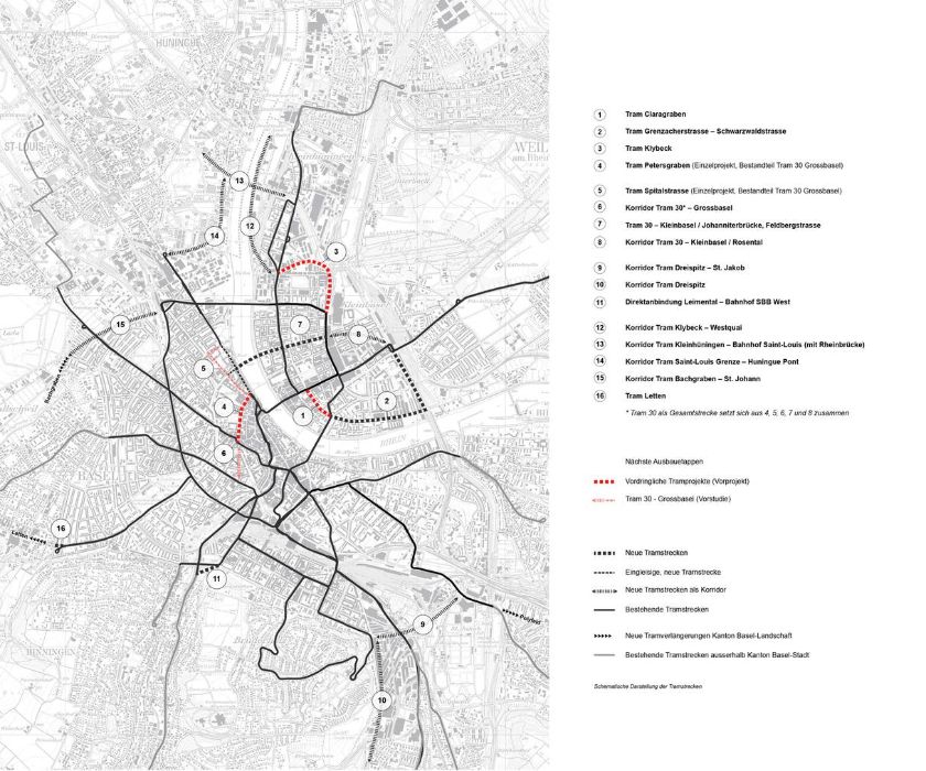 Konzept für neue Tramlinien in der Innenstadt – {source?html}