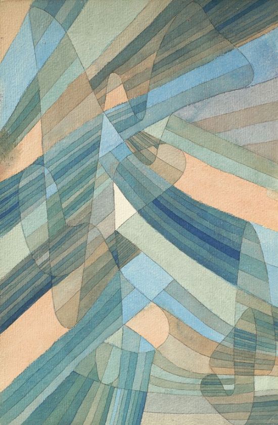  Paul Klee, «Polyphone Strömungen», 1929/238, Aquarell und Feder auf Papier auf Karton, 43,9×28,9 cm – {source?html}
