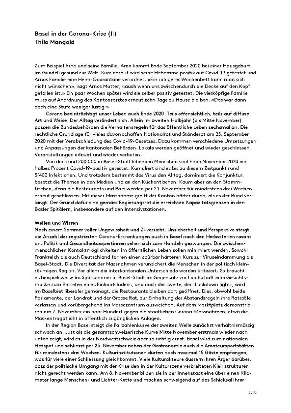 Basel in der Corona-Krise (II) – Seite 2