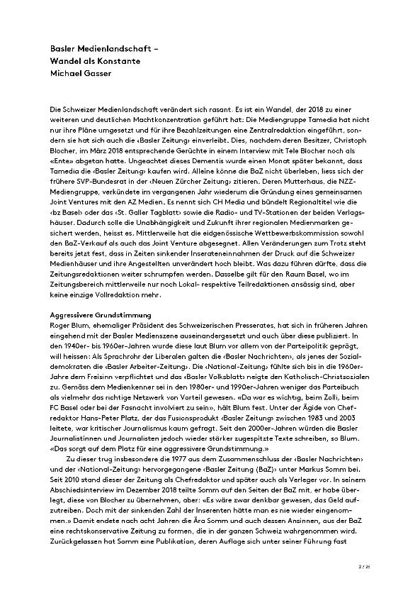 Basler Medienlandschaft – Seite 2