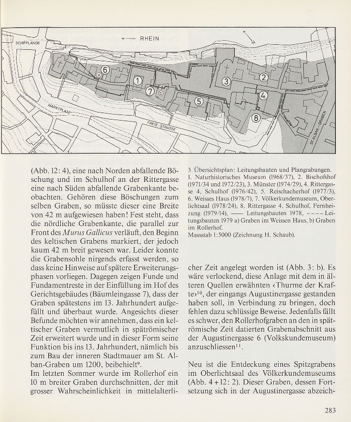 Fernheizung und Archäologie – Tiefbauten bieten Einblick in die Geschichte des Münsterhügels – Seite 3
