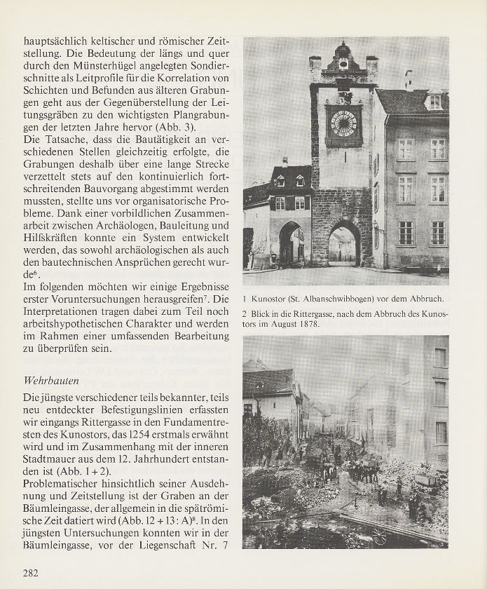 Fernheizung und Archäologie – Tiefbauten bieten Einblick in die Geschichte des Münsterhügels – Seite 2