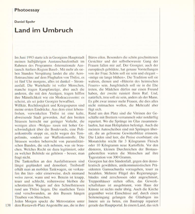 Photoessay: Land im Umbruch – Seite 1