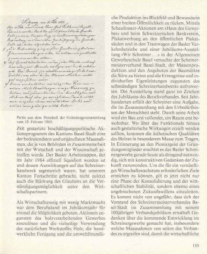 100 Jahre Schreinermeisterverband Basel – Seite 3