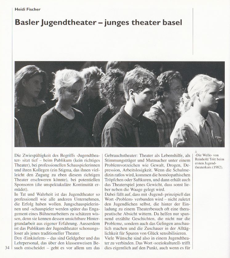 Basler Jugendtheater – junges theater basel – Seite 1