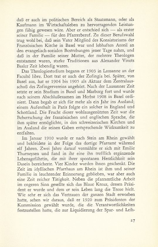 Pfarrer Alphons Koechlin-Thurneysen (1885-1965) – Seite 2