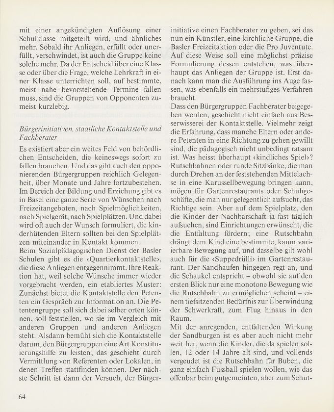 Bürgerinitiativen in Basel – Seite 2